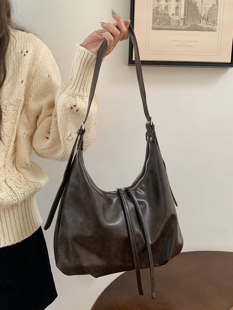 Women Vintage Underarm Bag Tote Crossbody Bag