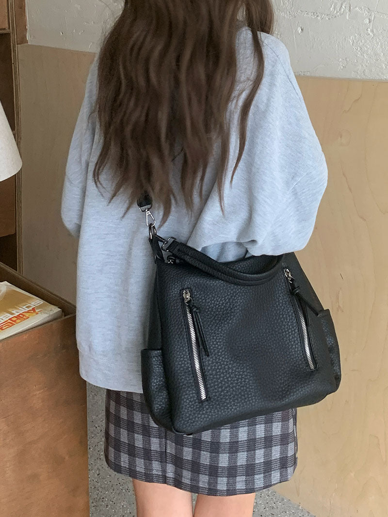 Women Vintage Tote Underarm Bag Crossbody Bag