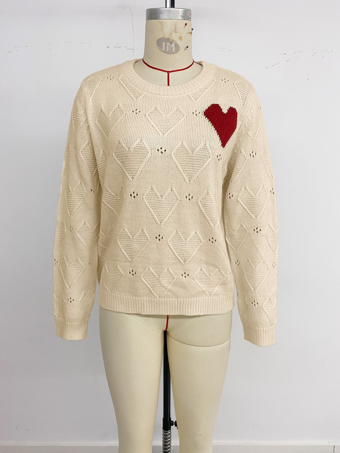 Valentine's Day Top Love Pullover Sweater Women