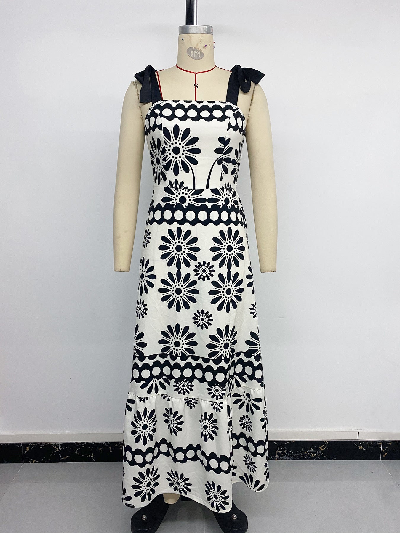 Women Vintage Print Dress
