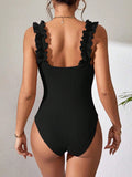 Women's Knitted Vest Top Sleeveless Bodysuits