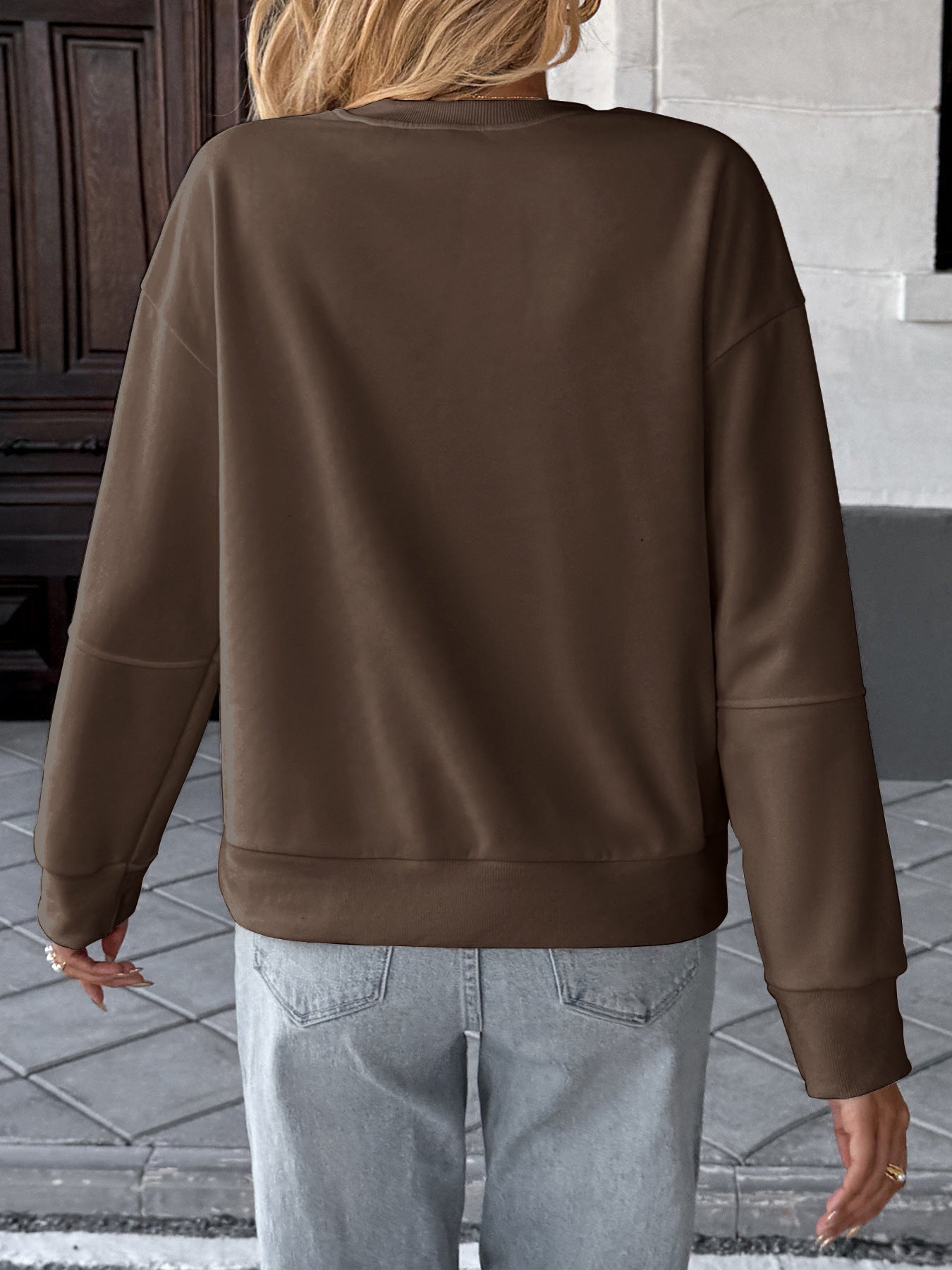 Casual Top Striped Bow Sweater Women