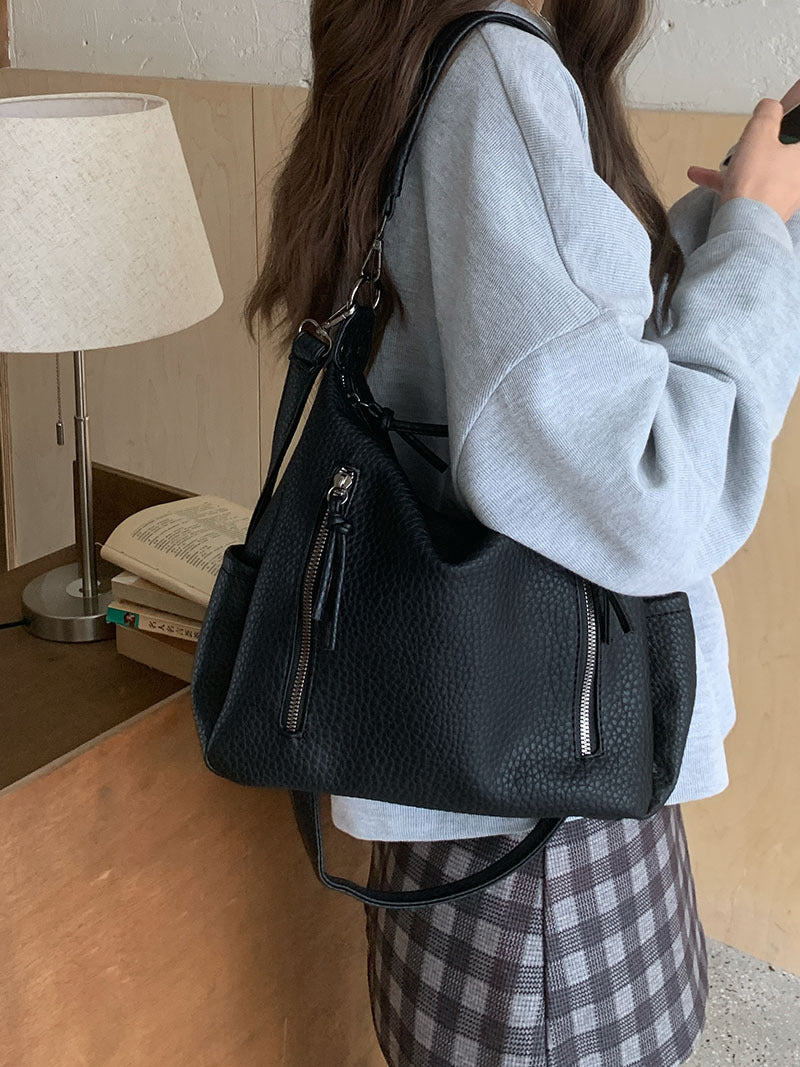 Women Vintage Tote Underarm Bag Crossbody Bag