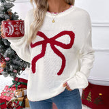 Long Sleeve Crew Neck Valentine's Day Sweater