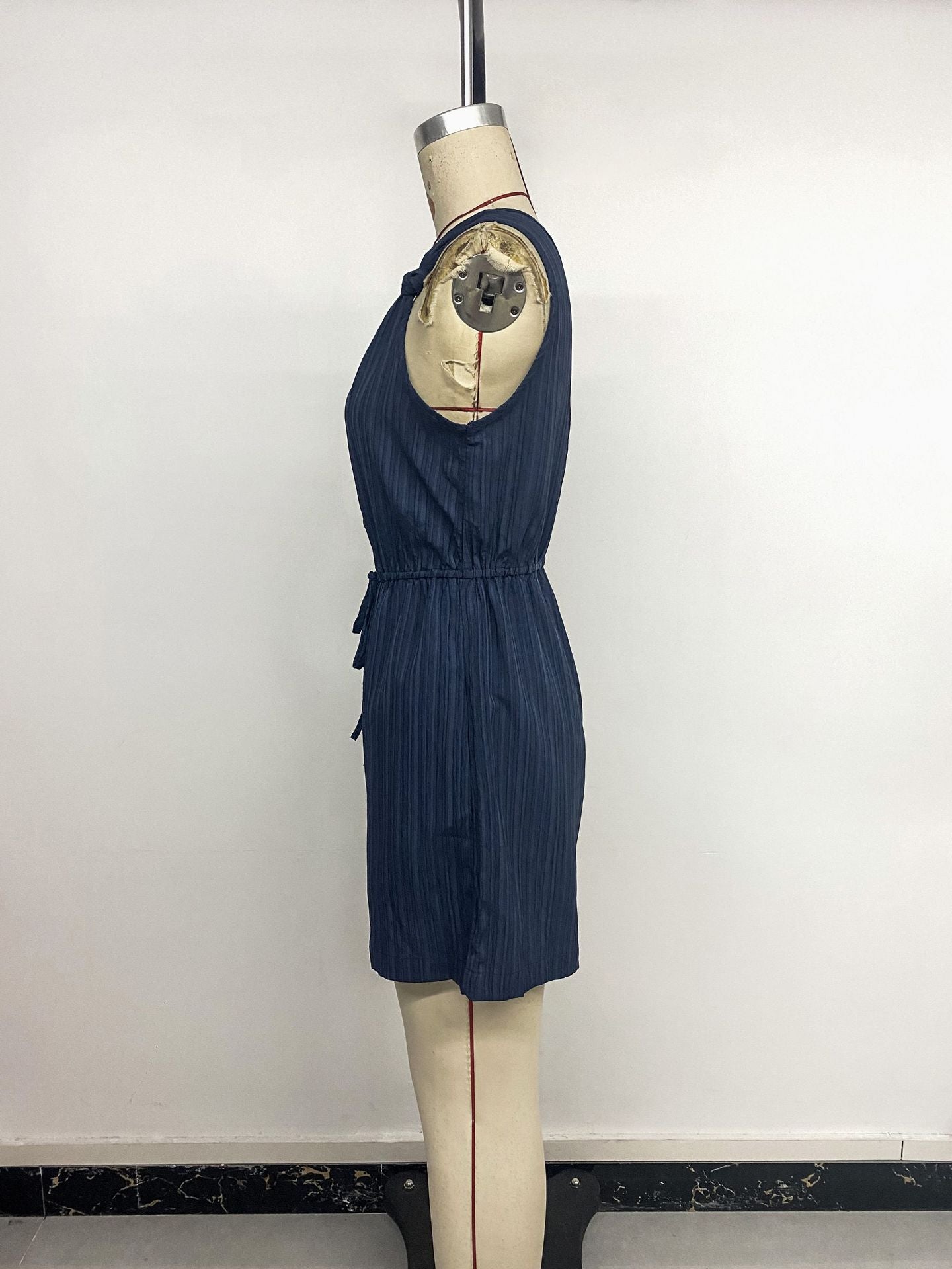 Summer Casual Jumpsuit Solid Color Jumpsuit Shorts