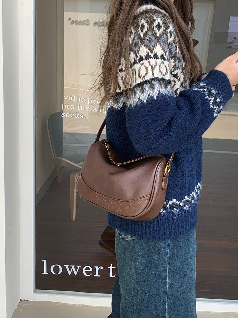 Women Vintage Shoulder Underarm Bag Crossbody Bag