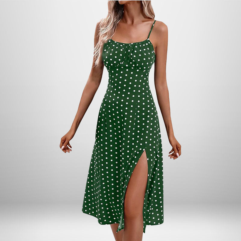 Women Sexy High Waist Sleeveless Dress