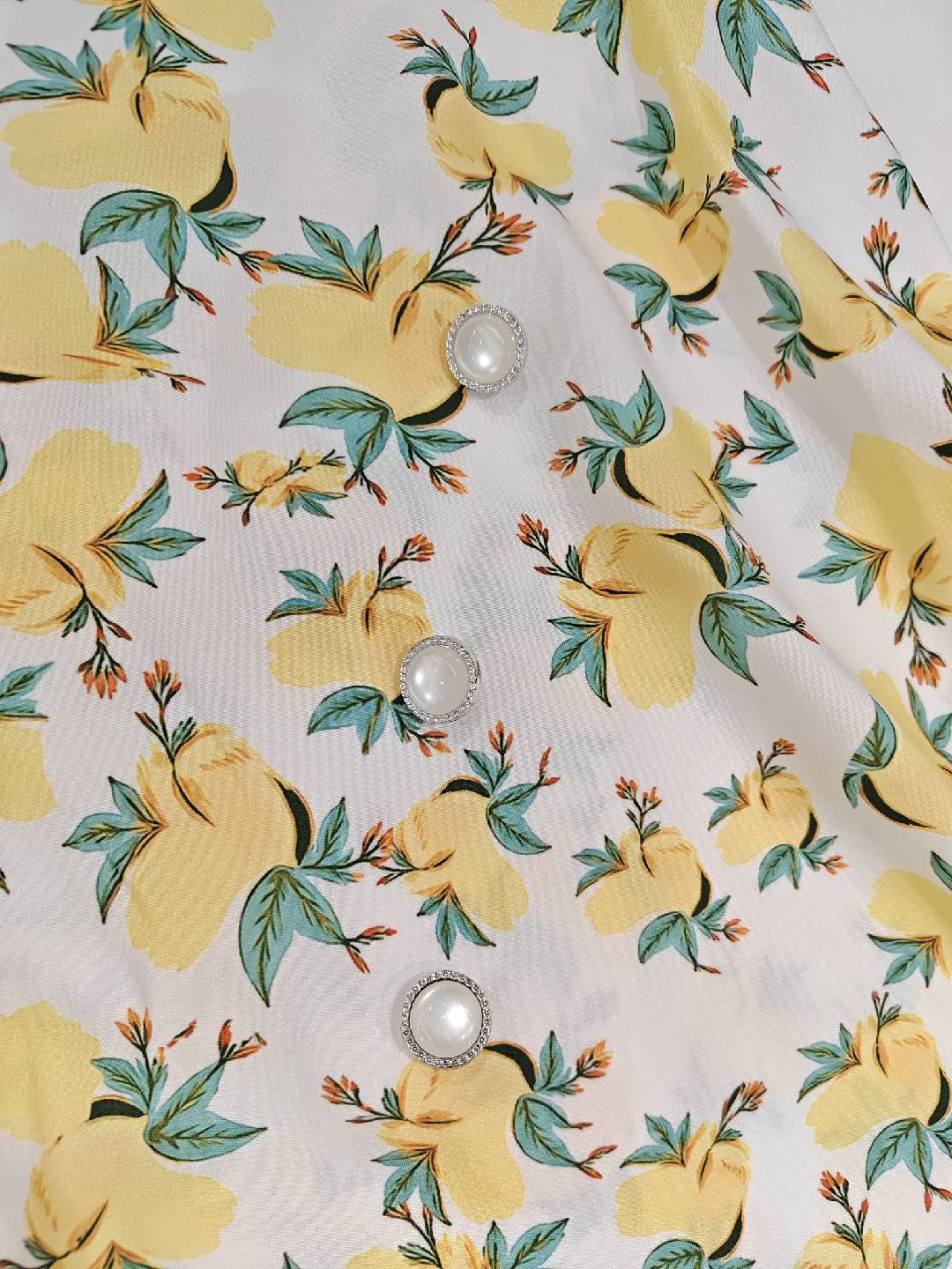 Womenv V Neck Print Floral Dress