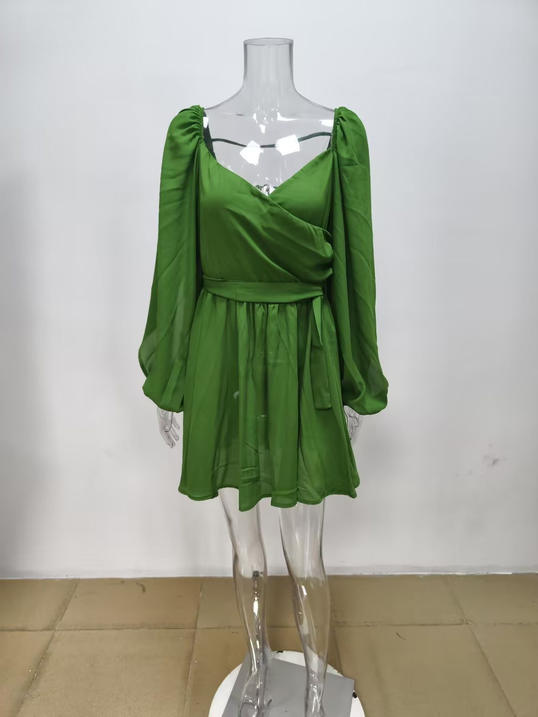 Women's Sexy Solid Color Off-the-shoulder Dress