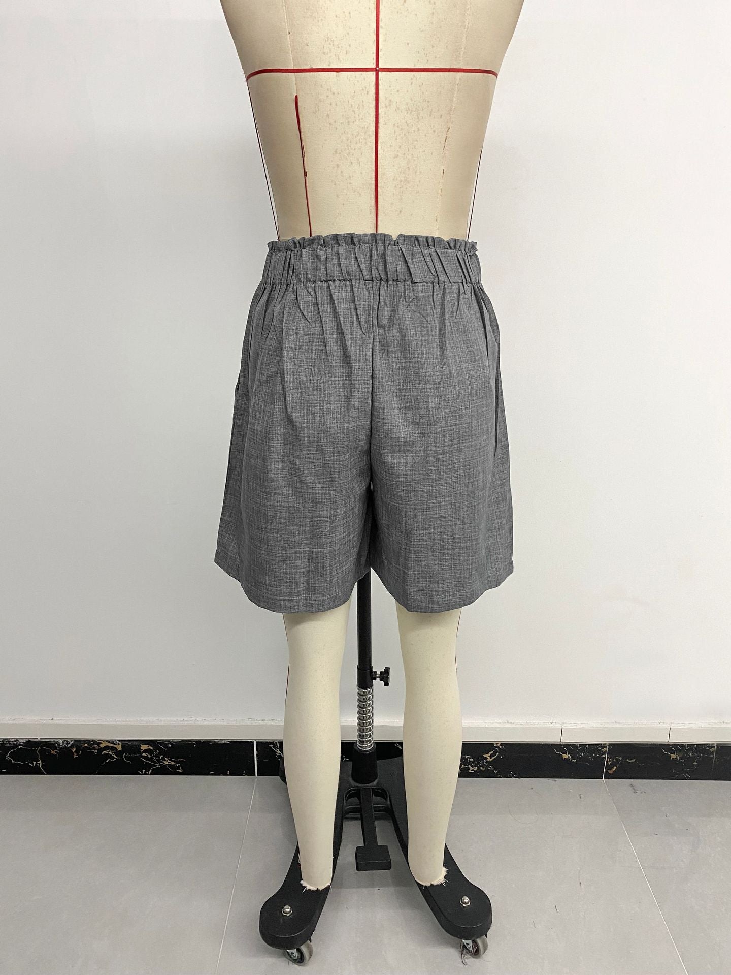 Summer Loose Pants Basic Solid Color Shorts Women