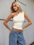 Women Sexy T-Shirt Summer Off-Shoulder Tank Top