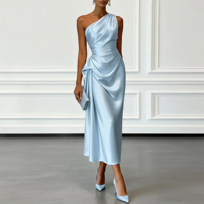 Women Sexy Elegant Off-Shoulder Evening Dress