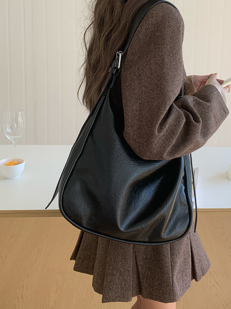Women Large Capacity Retro Shoulder Bag Tote Bag