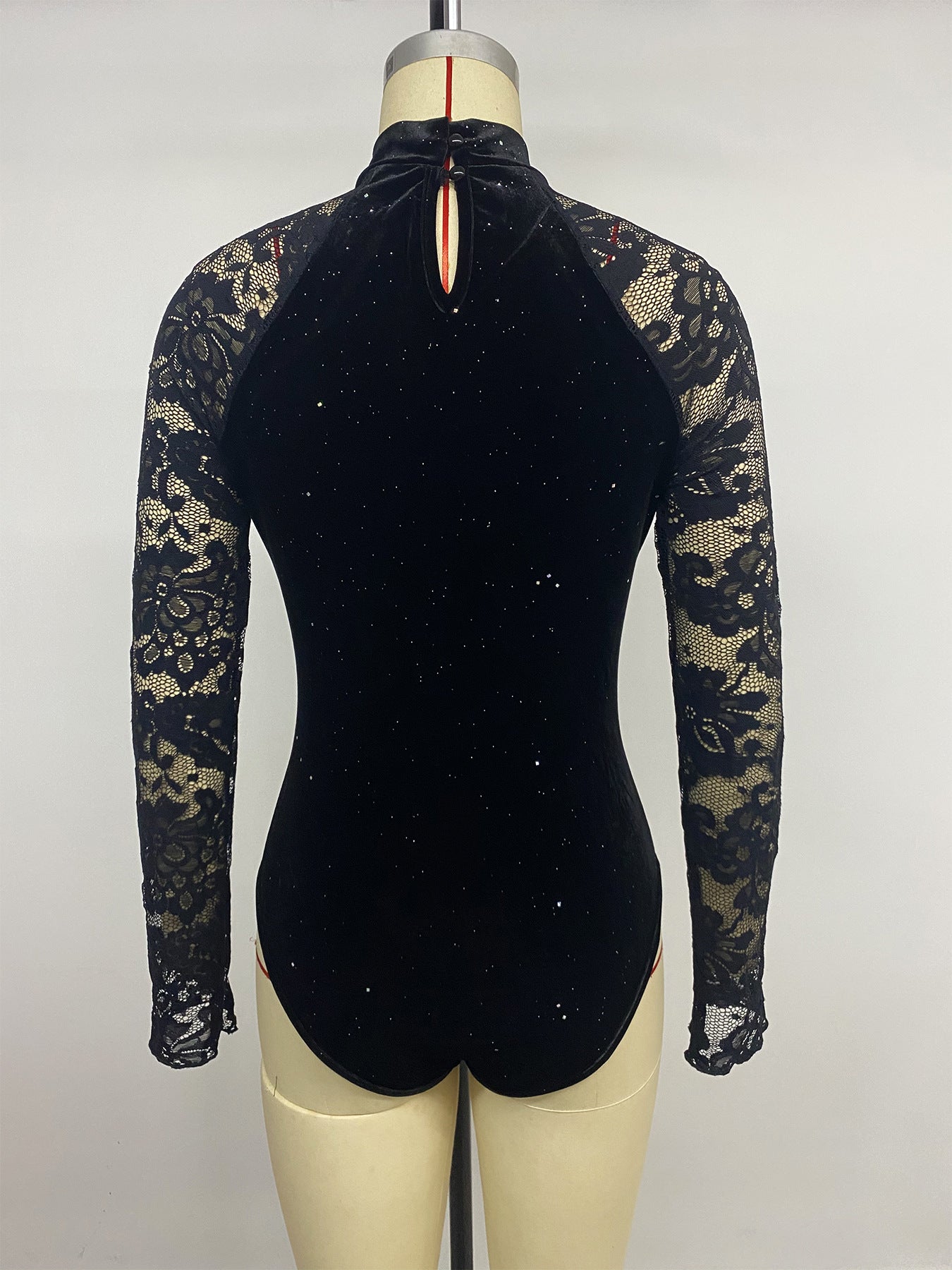 Sexy Turtleneck Lace Bodysuit