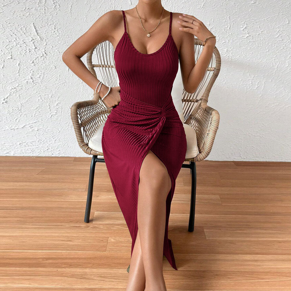 Women's Split Sexy Strap Dress