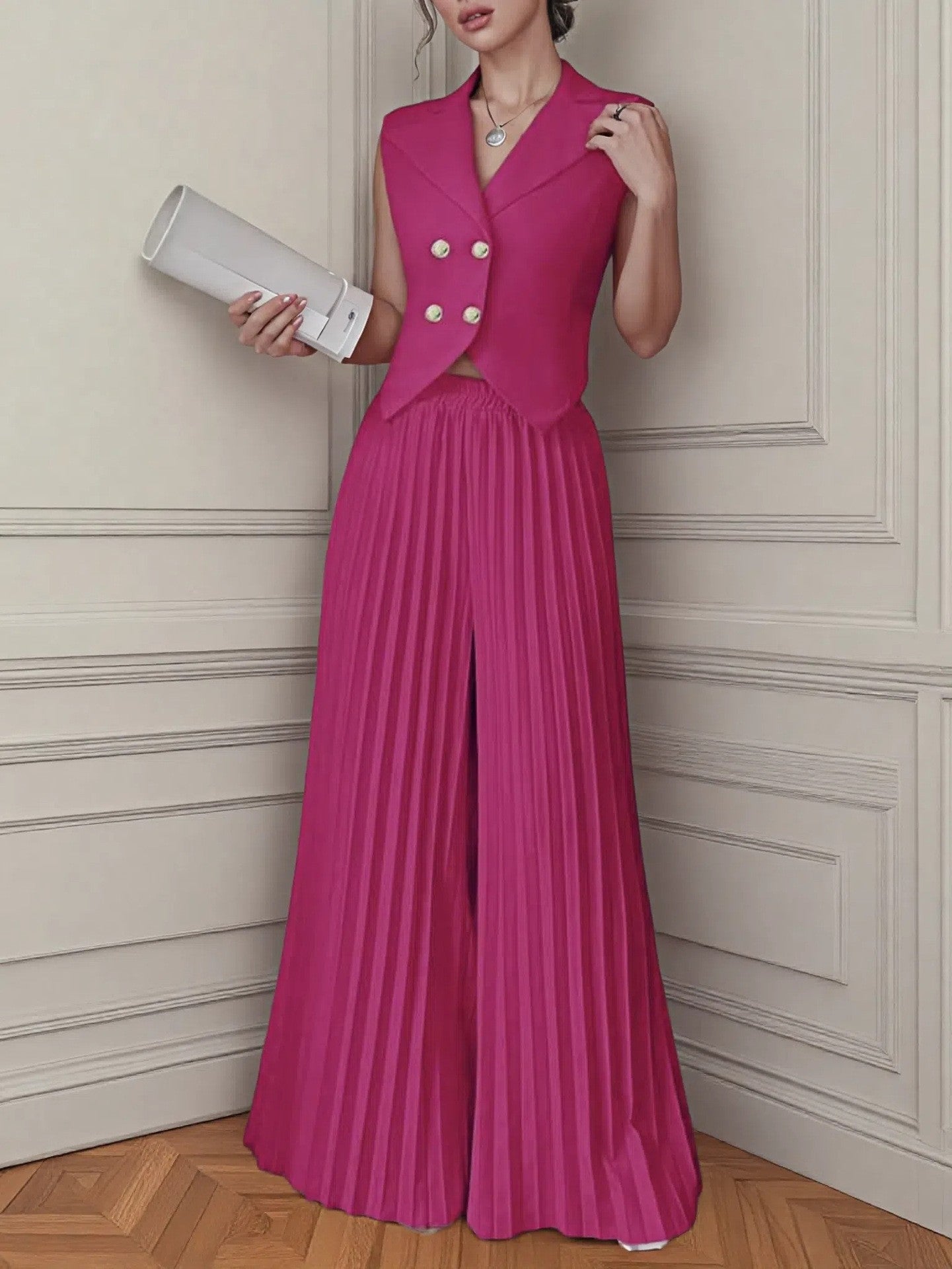 Vest Pants Two-piece Trousers Suit Women