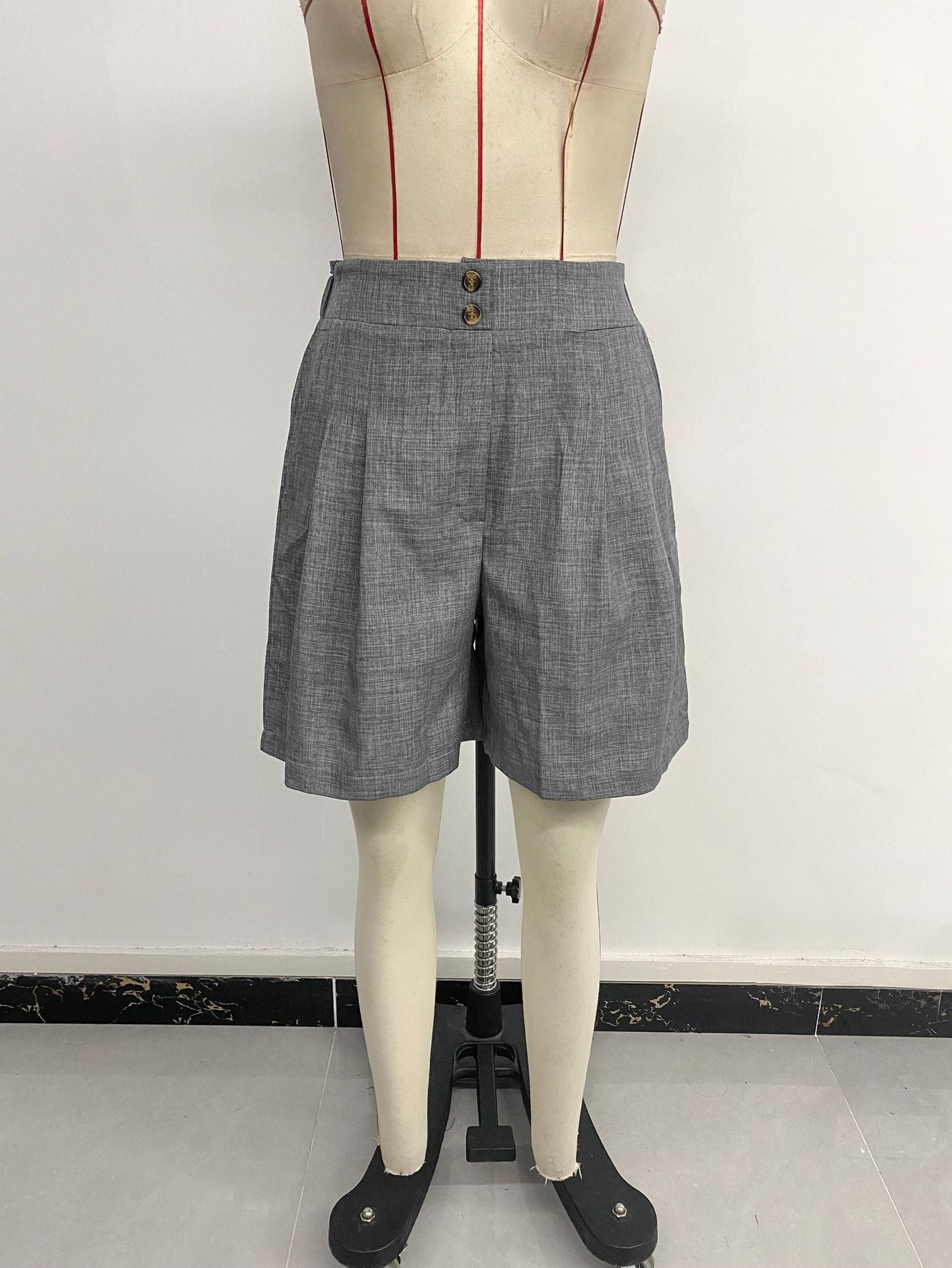 Summer Loose Pants Basic Solid Color Shorts Women