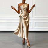 Women Sexy Elegant Off-Shoulder Evening Dress