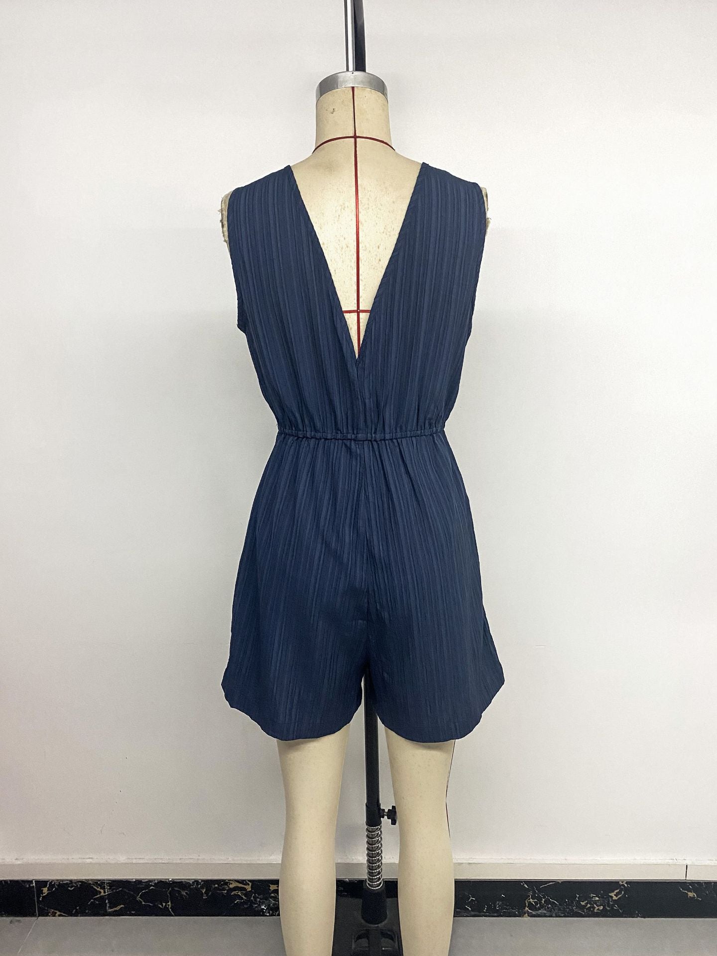 Summer Casual Jumpsuit Solid Color Jumpsuit Shorts
