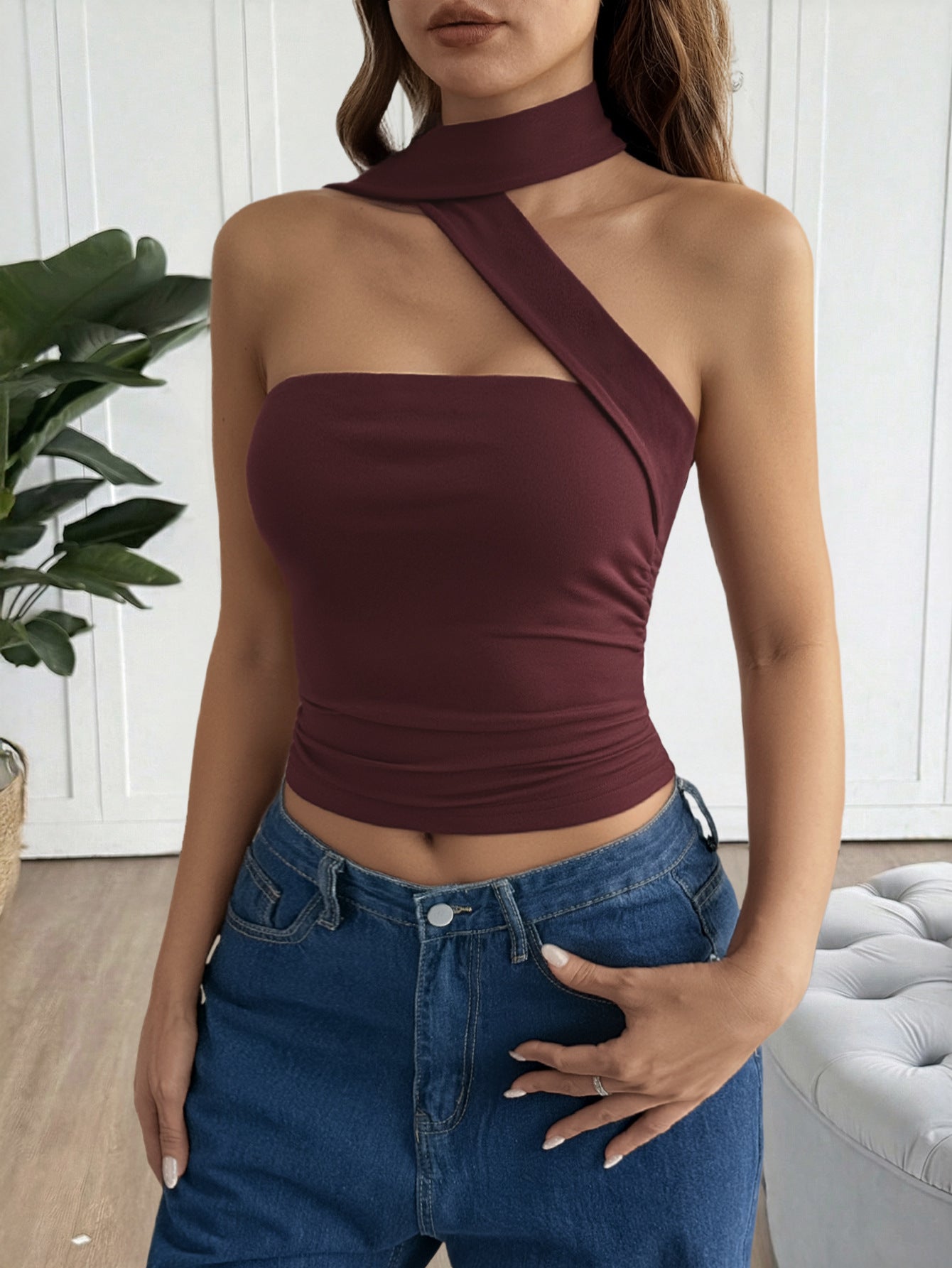Women Tube Tank Top Sleeveless