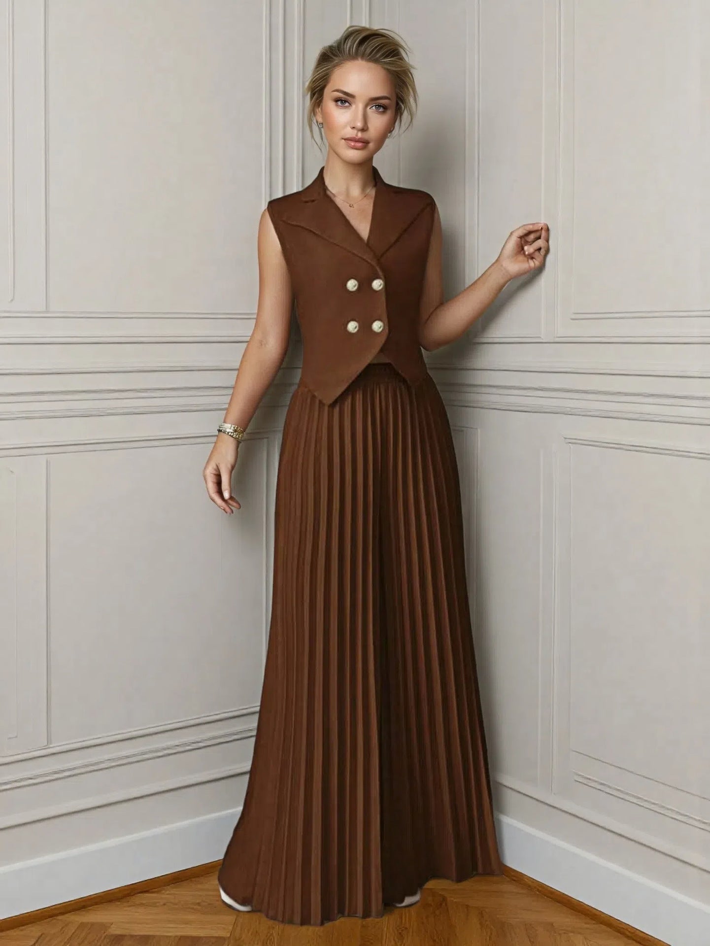 Vest Pants Two-piece Trousers Suit Women