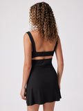 Women's Backless Waist Swing Dress