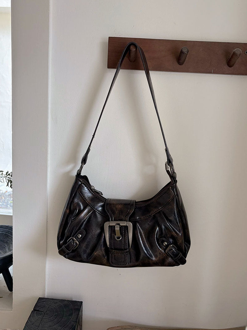 WomenY2K Punk Vintage Underarm Handheld Shoulder Bag