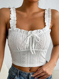 Womens Lace Sling Vest Top