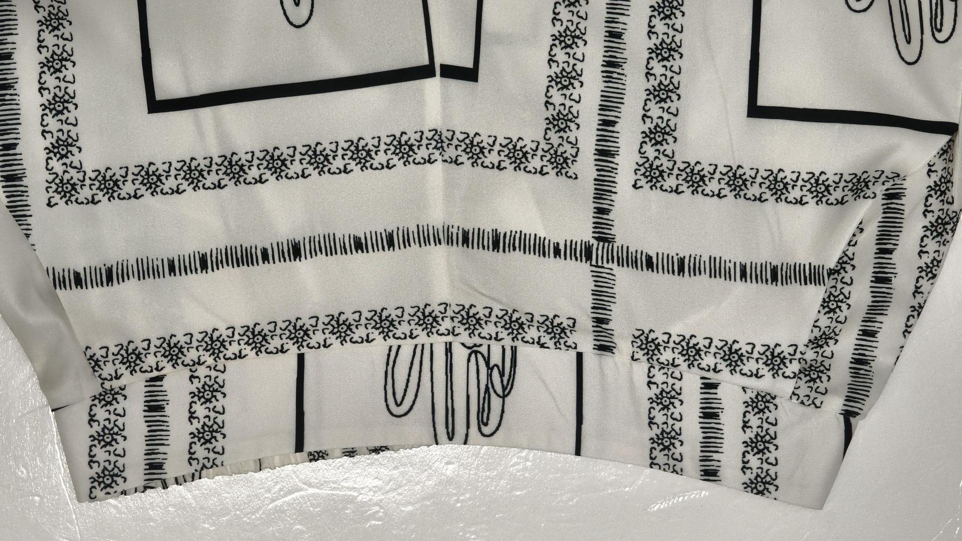 Women's Casual Printed Shirt Trousers Fashion Set