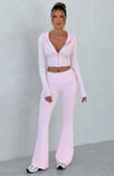Hooded and Pants Set Women's Two-piece Set
