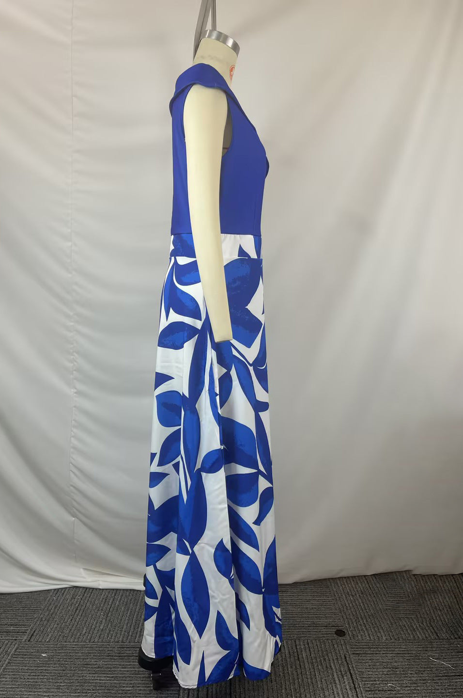 Women's Elegant Casual V-Neck Print Slim Fit Dress