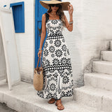 Women Vintage Print Dress