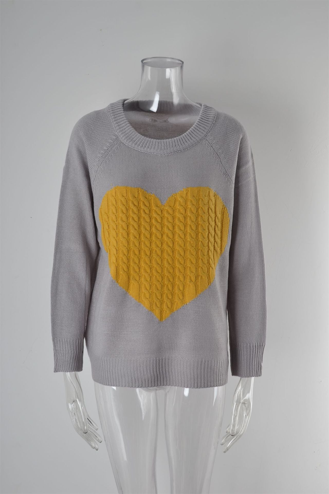 Women's Knitted Sweater Love Fashion Pullover