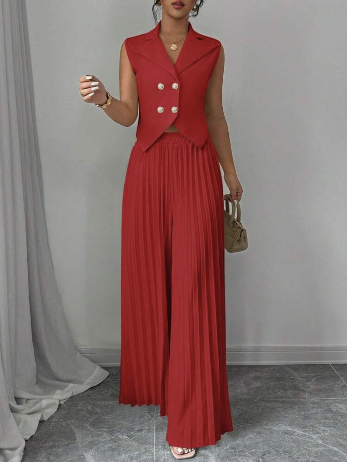 Vest Pants Two-piece Trousers Suit Women