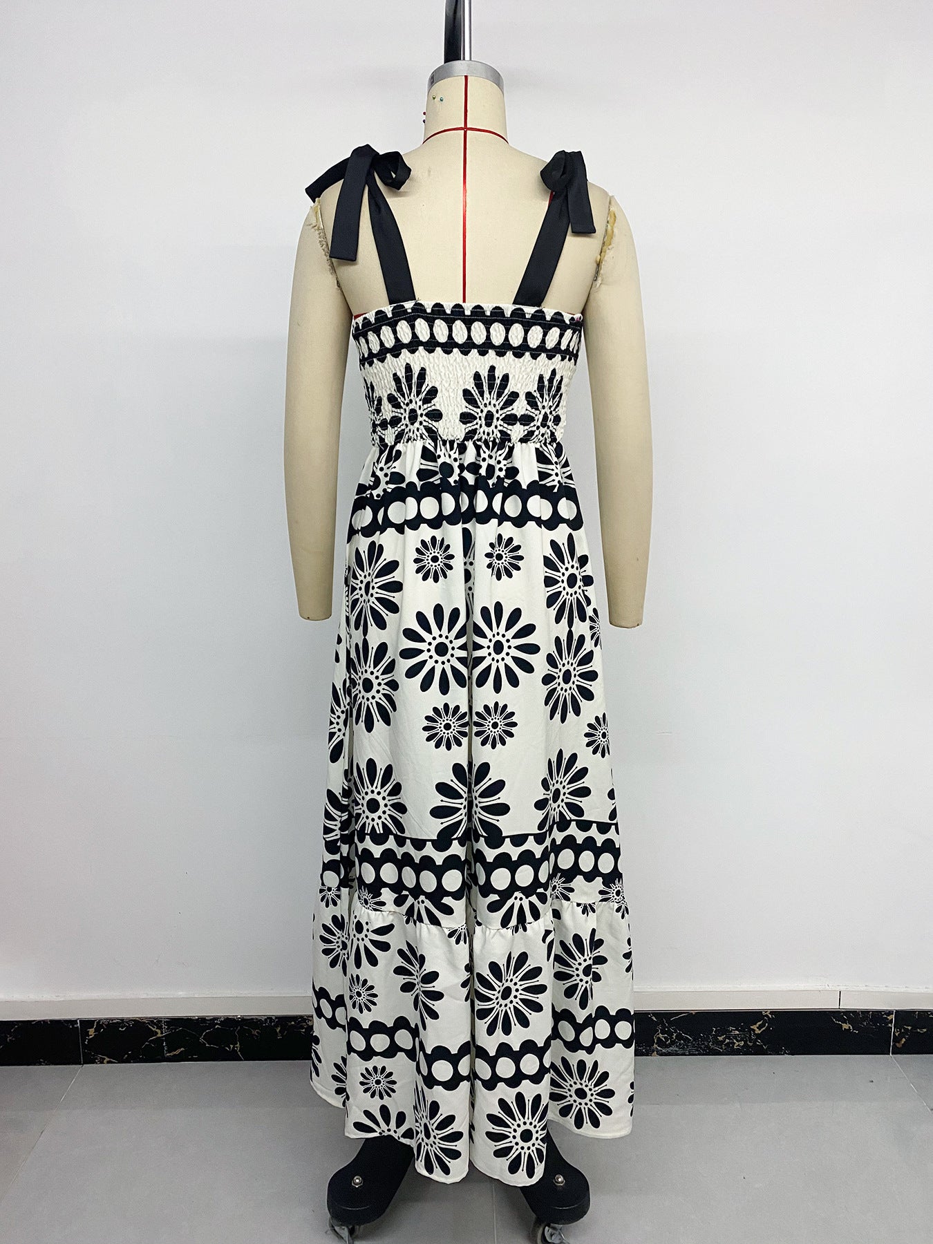 Women Vintage Print Dress