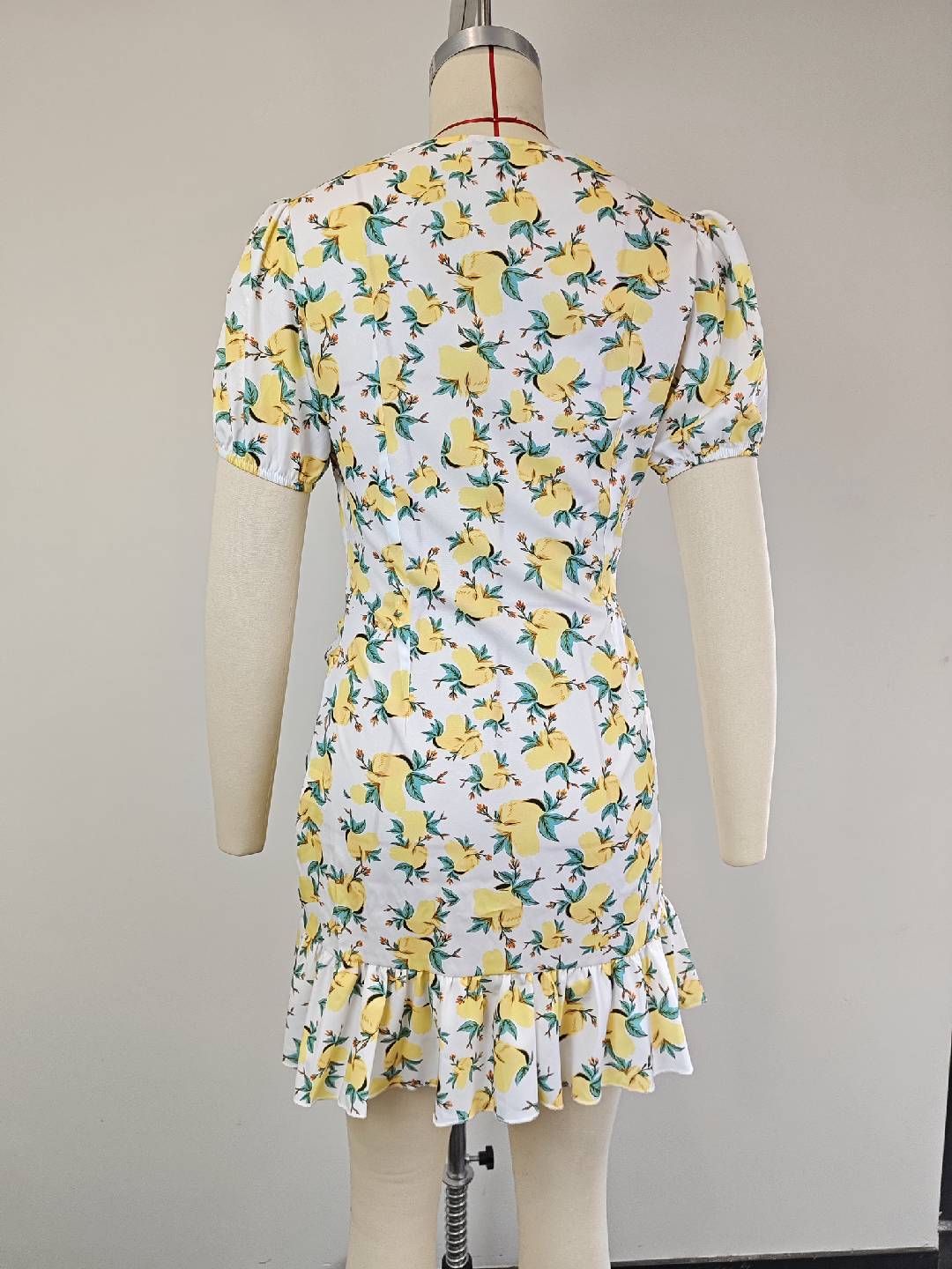 Womenv V Neck Print Floral Dress