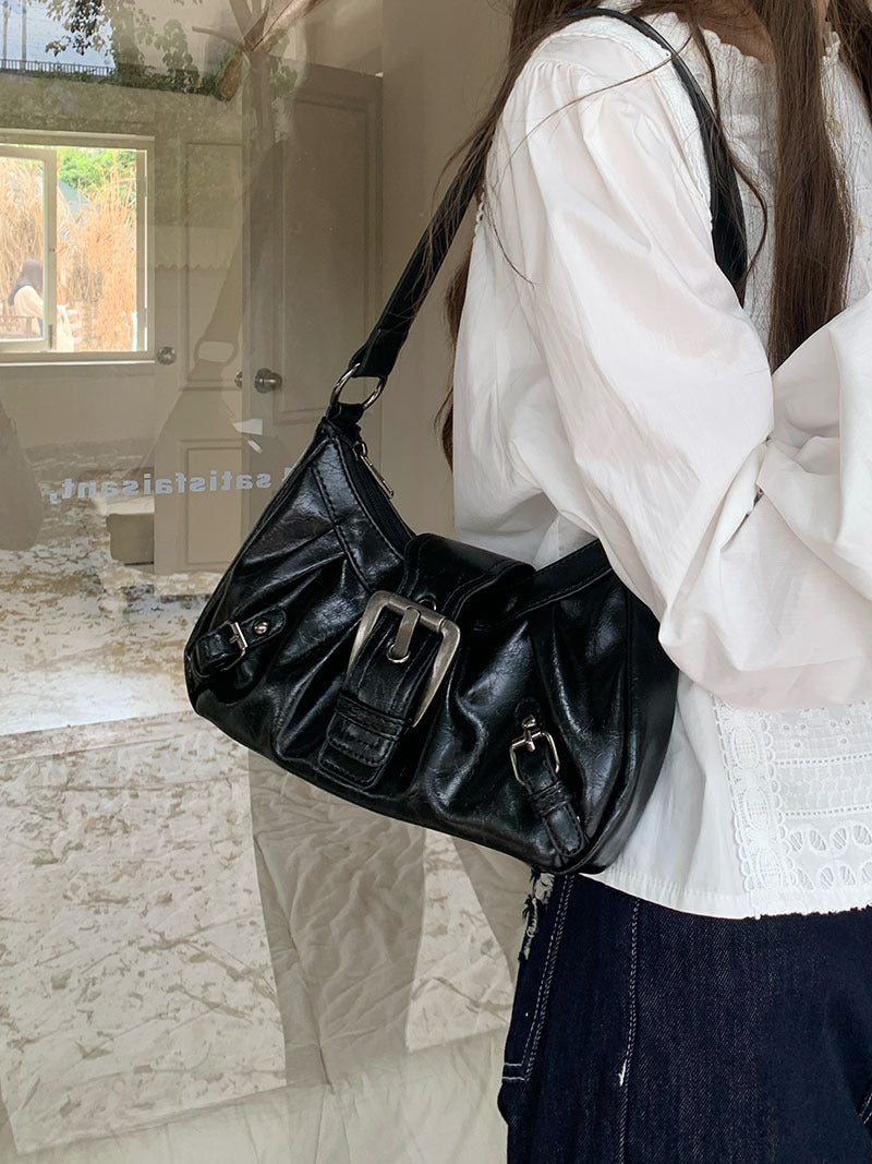 WomenY2K Punk Vintage Underarm Handheld Shoulder Bag