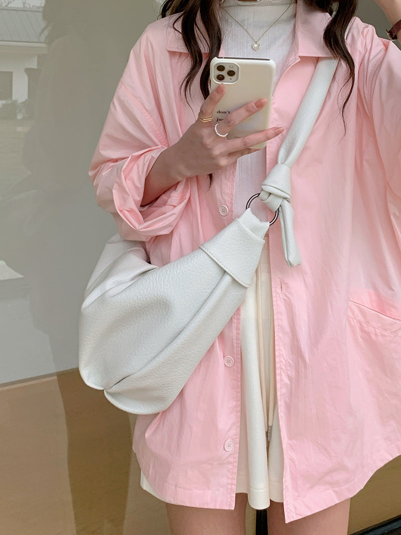 Women Large Capacity Retro Casual Shoulder Messenger Bag