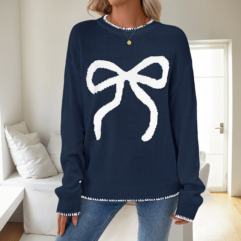 Long Sleeve Crew Neck Valentine's Day Sweater