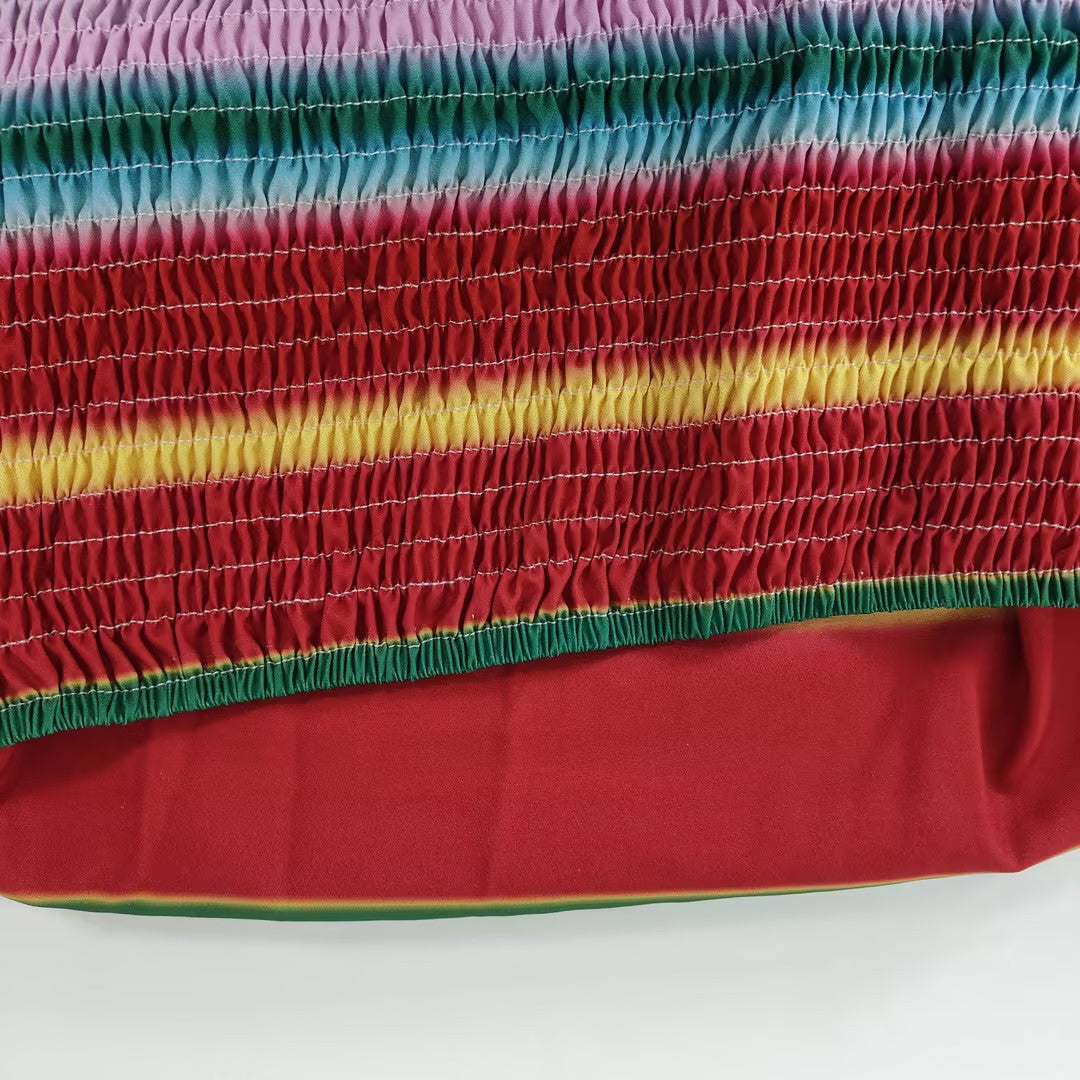 Women's Sexy Tube Print Colorful Dress