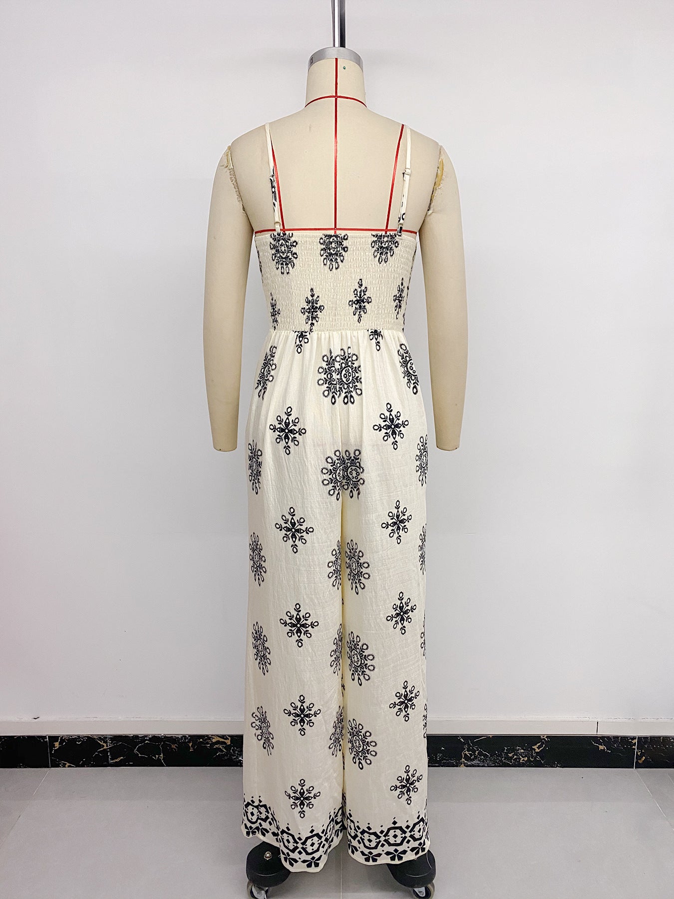 Women's Jumpsuit Printed Wide Leg Jumpsuit