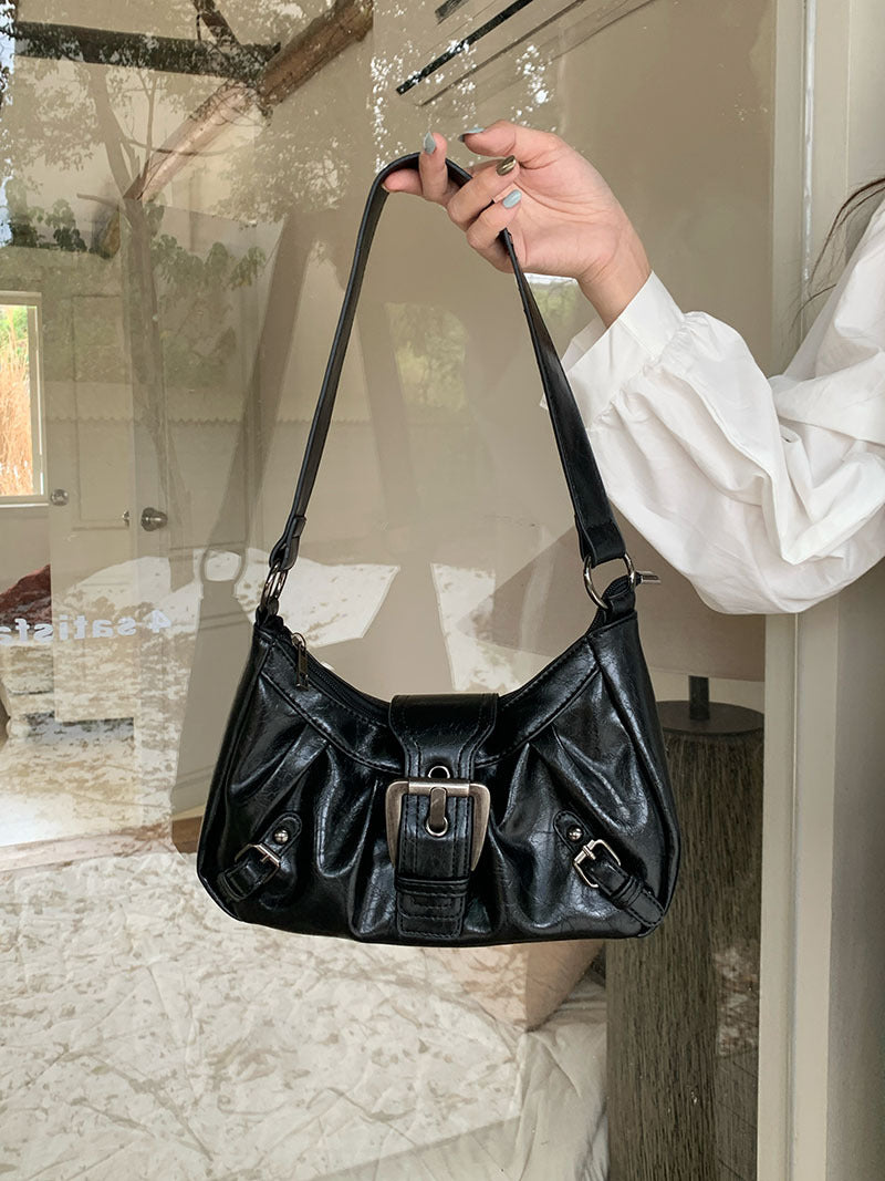 WomenY2K Punk Vintage Underarm Handheld Shoulder Bag