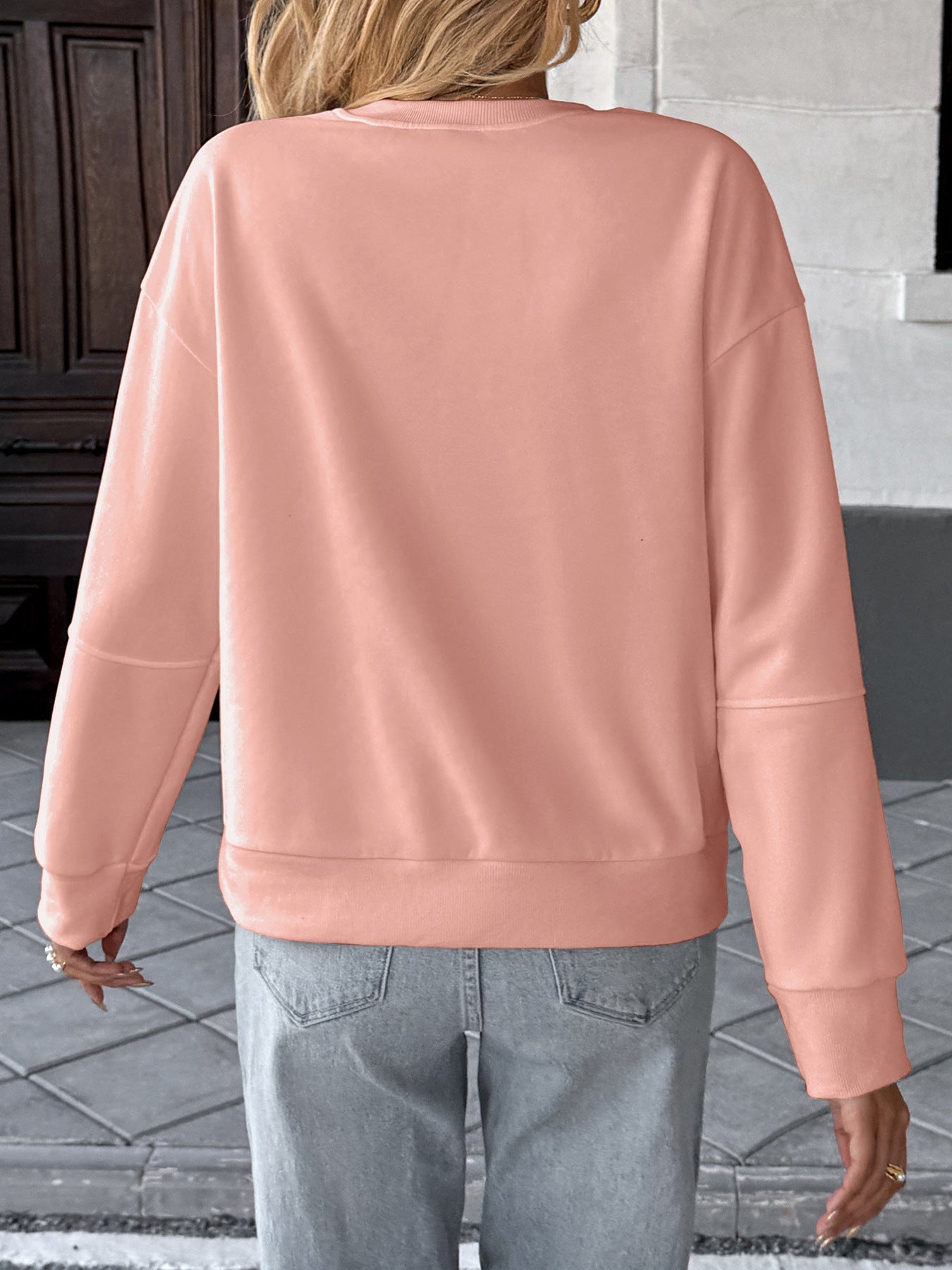 Casual Top Striped Bow Sweater Women