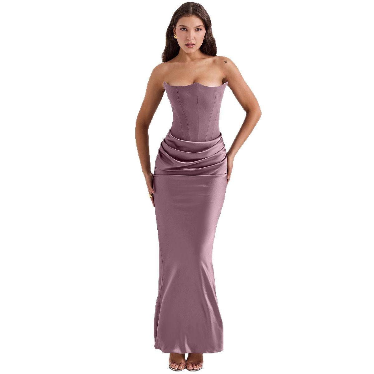 Tubular Sexy Slim Fit Fishtail Dress Women's Evening Dress