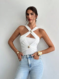 Women's Jumpsuit Summer Waist Skinny Bodysuits