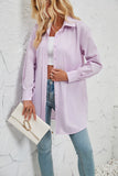 Women Jacket Solid Color Fashion Casual Long Sleeve Shirt Women
