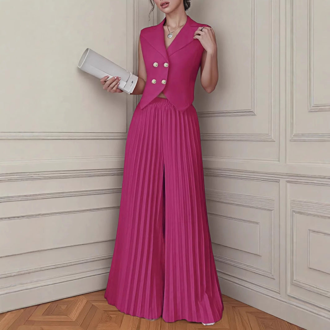 Vest Pants Two-piece Trousers Suit Women