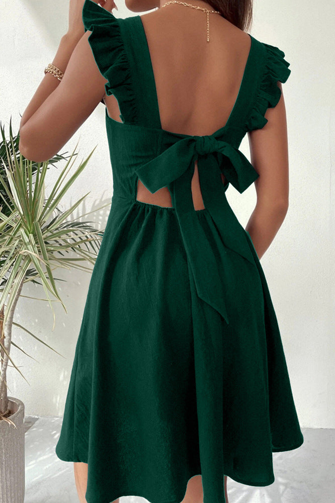 Women's Suspender Short Vacation Beach Dress