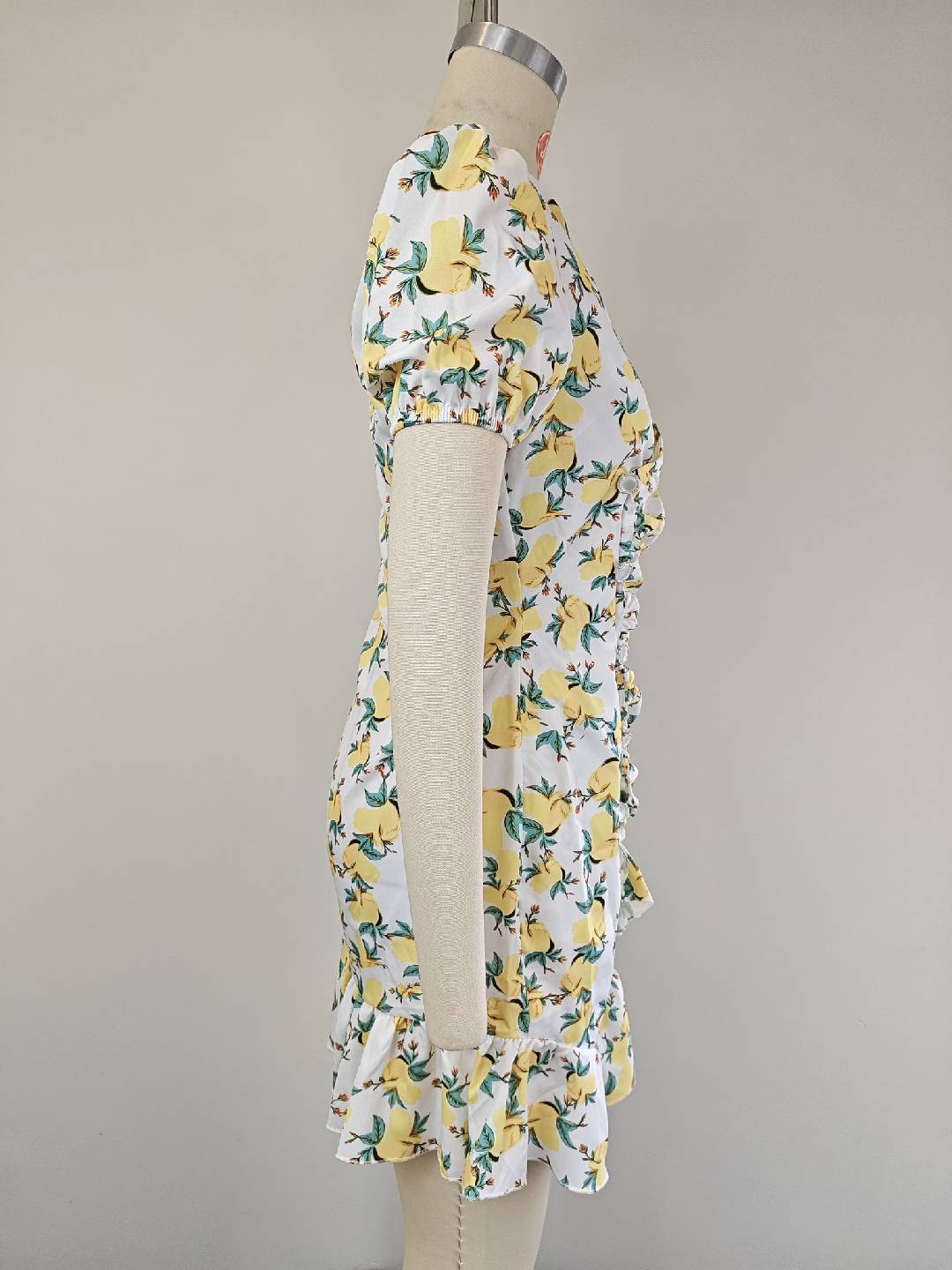 Womenv V Neck Print Floral Dress