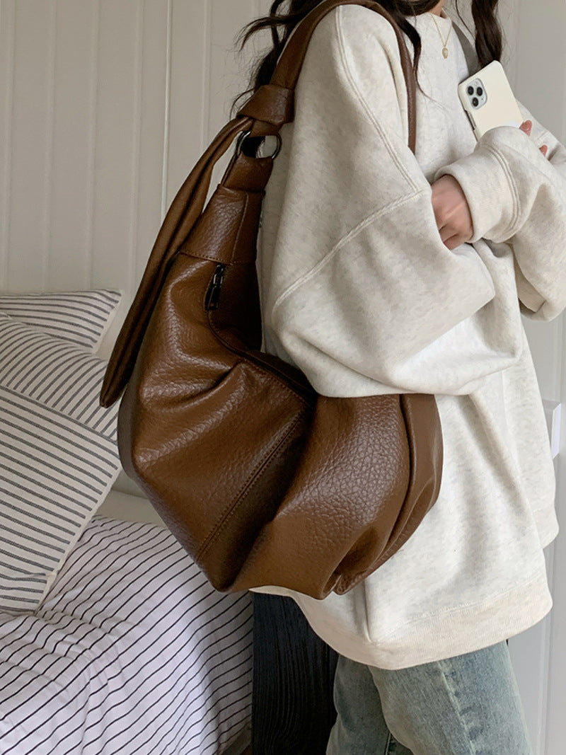 Women Large Capacity Retro Casual Shoulder Messenger Bag